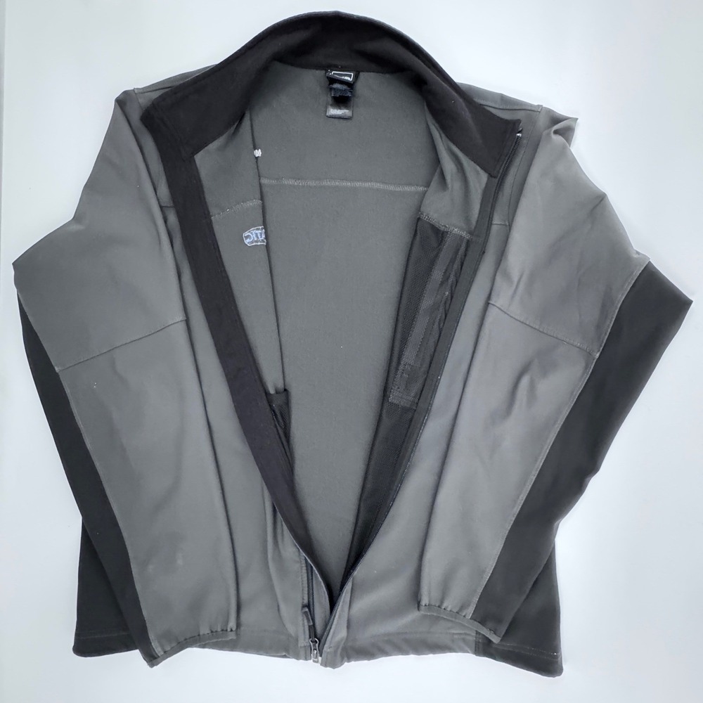 The North Face Gray Softshell Jacket Full Zip Mens Size XL Ozmatic Engineering - Picture 8 of 13